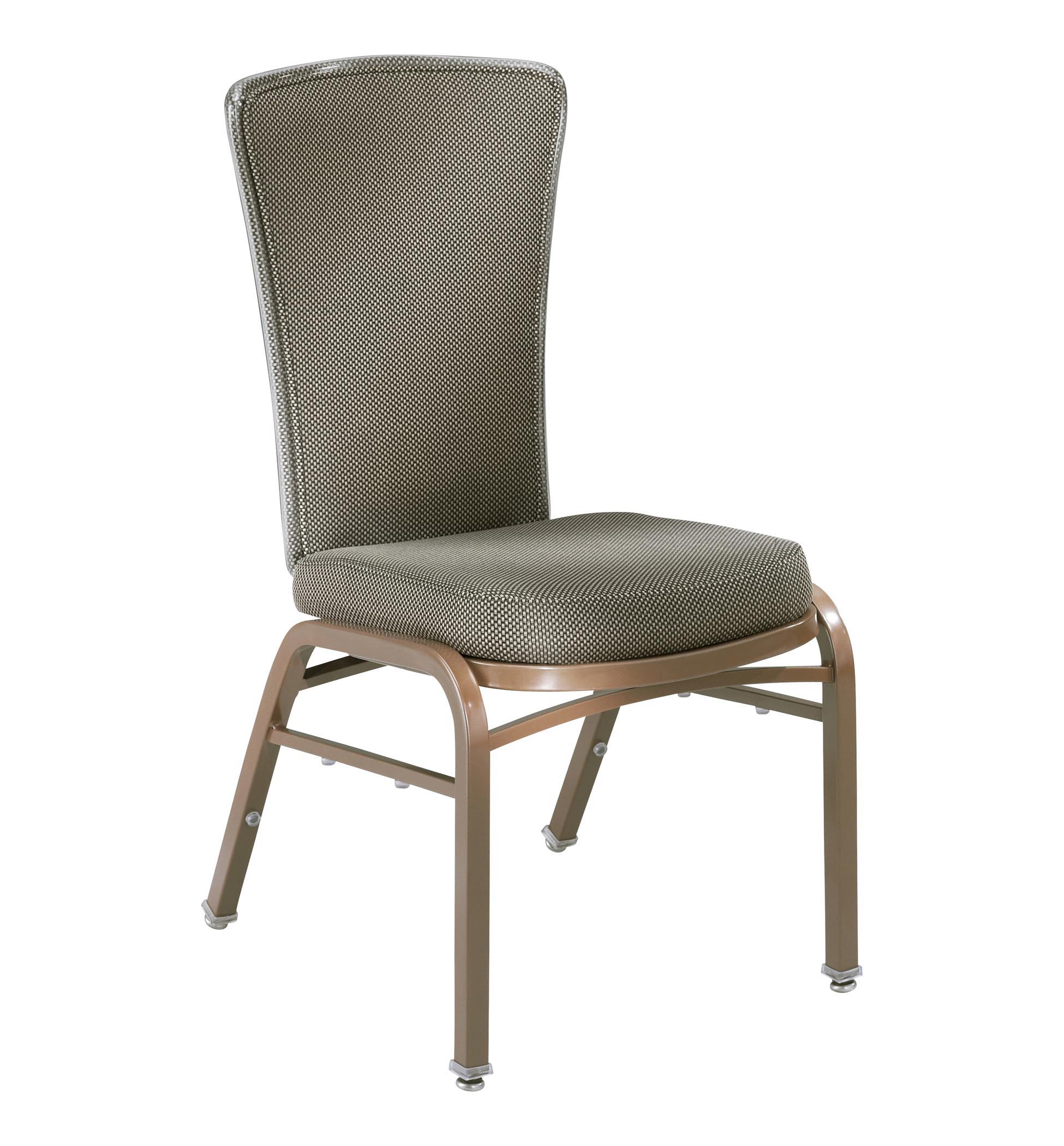 8222 Aluminum Stacking Banquet Chair with Action Back Shelby Williams