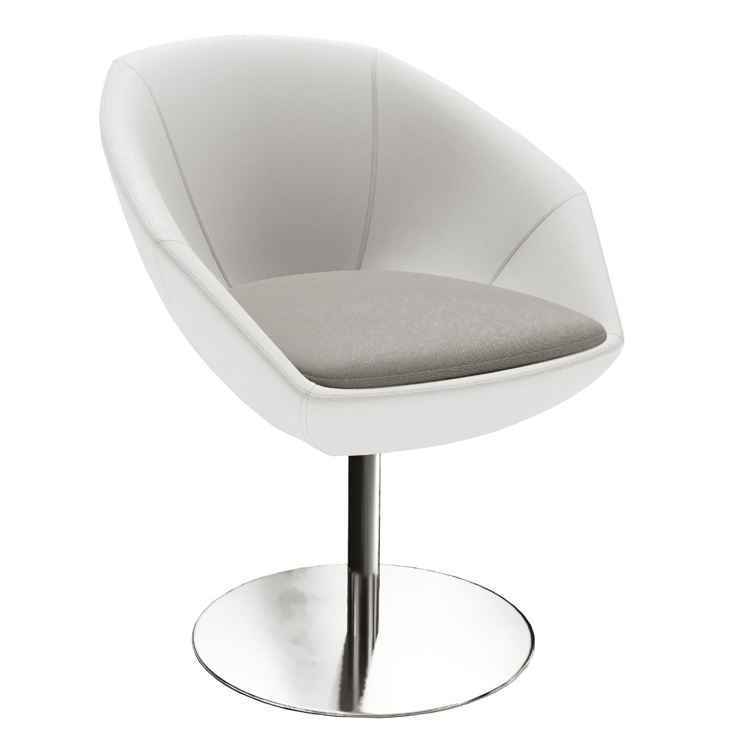 BR-1018 Paloma Lounge Chair Base Round