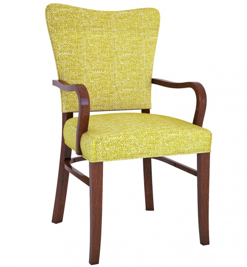 3195 Wood Arm Chair