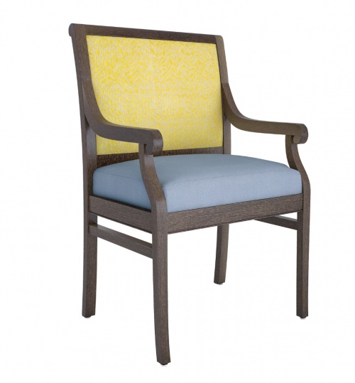 4015 Wood Arm Chair