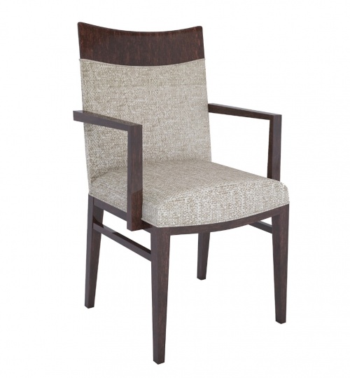 4124-1 Wood Arm Chair