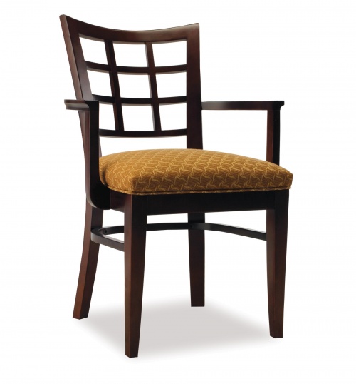 4358-1 Wood Arm Chair