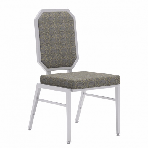 8312 / 8312-AB Aluminum Stacking Banquet Chair with optional Action Back