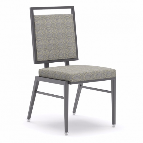 8315 / 8315-AB Aluminum Stacking Banquet Chair with optional Action Back